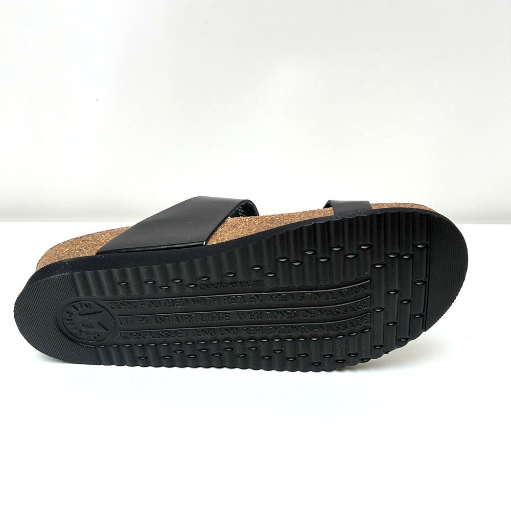 NIB Mephisto Women's Helen Black Patent Leather Slip On Sandal - EU37; US 7M - Picture 8 of 15